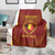 Custom Belgium Football Blanket Royal Belgian 1895 with Map Style