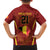 Custom Belgium Football Family Matching Puletasi and Hawaiian Shirt Royal Belgian 1895 with Map Style - Wonder Print Shop