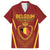 Custom Belgium Football Family Matching Puletasi and Hawaiian Shirt Royal Belgian 1895 with Map Style - Wonder Print Shop