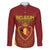 Custom Belgium Football Family Matching Puletasi and Hawaiian Shirt Royal Belgian 1895 with Map Style - Wonder Print Shop