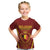 Custom Belgium Football Kid T Shirt Royal Belgian 1895 with Map Style - Wonder Print Shop