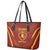 Custom Belgium Football Leather Tote Bag Royal Belgian 1895 with Map Style - Wonder Print Shop