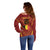 Custom Belgium Football Off Shoulder Sweater Royal Belgian 1895 with Map Style - Wonder Print Shop