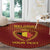 Custom Belgium Football Round Carpet Royal Belgian 1895 with Map Style