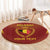 Custom Belgium Football Round Carpet Royal Belgian 1895 with Map Style