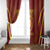 Custom Belgium Football Window Curtain Royal Belgian 1895 with Map Style - Wonder Print Shop