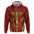 Custom Belgium Football Zip Hoodie Royal Belgian 1895 with Map Style - Wonder Print Shop