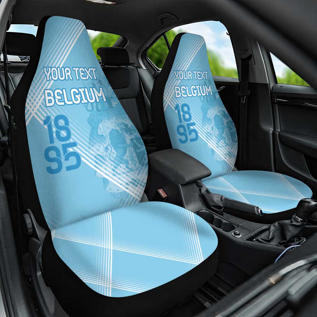 Custom Belgium 1895 Football Car Seat Cover De Rode Duivels Come Together LT9 - Wonder Print Shop