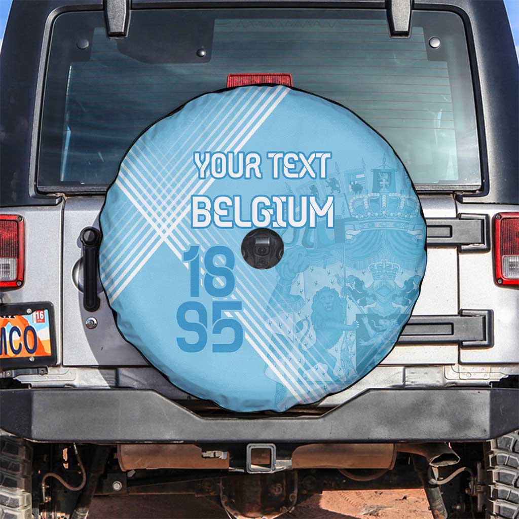 Custom Belgium 1895 Football Spare Tire Cover De Rode Duivels Come Together - Wonder Print Shop