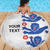 Custom England Football Beach Blanket Simple Triple Lions LT9 - Wonder Print Shop