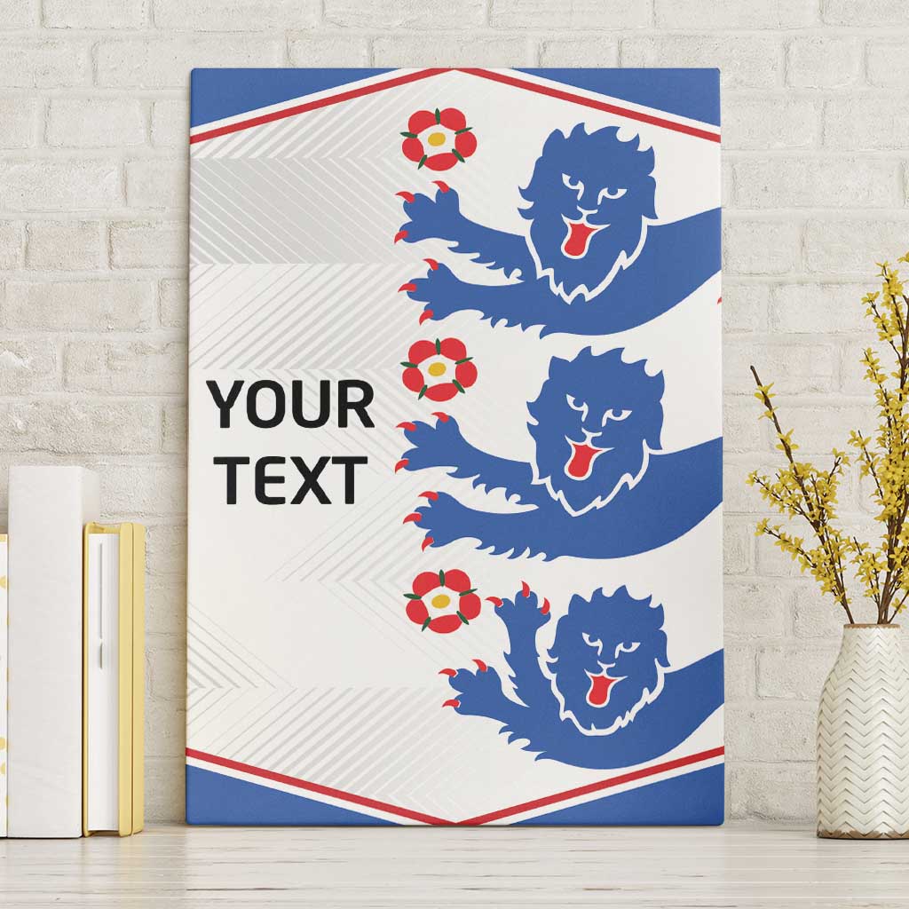 Custom England Football Canvas Wall Art Simple Triple Lions LT9 - Wonder Print Shop