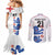 Custom England Football Couples Matching Mermaid Dress and Long Sleeve Button Shirt Simple Triple Lions