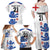 Custom England Football Family Matching Off Shoulder Maxi Dress and Hawaiian Shirt Simple Triple Lions LT9 - Wonder Print Shop