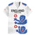 Custom England Football Family Matching Puletasi and Hawaiian Shirt Simple Triple Lions - Wonder Print Shop