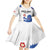 Custom England Football Kid Short Sleeve Dress Simple Triple Lions - Wonder Print Shop