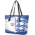 Custom England Football Leather Tote Bag Simple Triple Lions - Wonder Print Shop