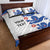 Custom England Football Quilt Bed Set Simple Triple Lions