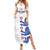 Custom England Football Summer Maxi Dress Simple Triple Lions - Wonder Print Shop