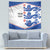 Custom England Football Tapestry Simple Triple Lions - Wonder Print Shop