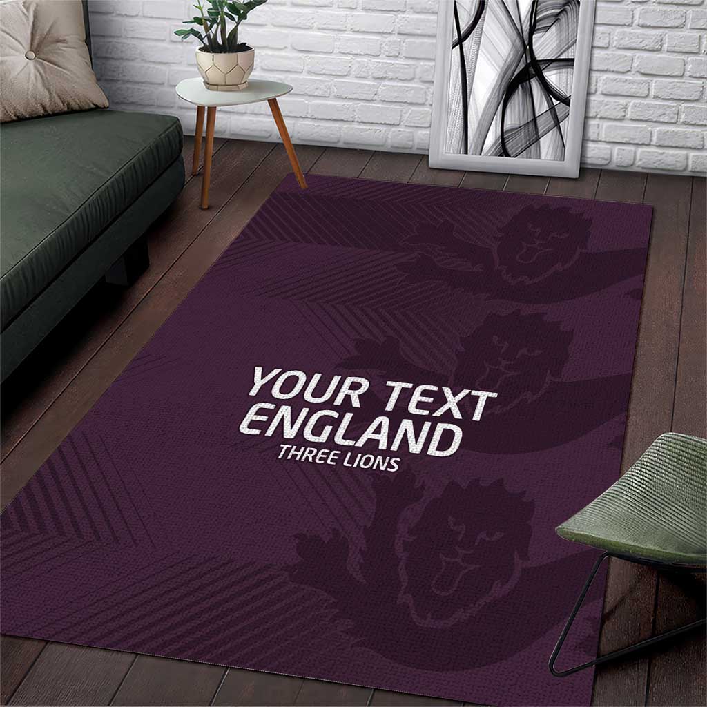 Custom England Football Area Rug Come On Champions LT9 - Wonder Print Shop