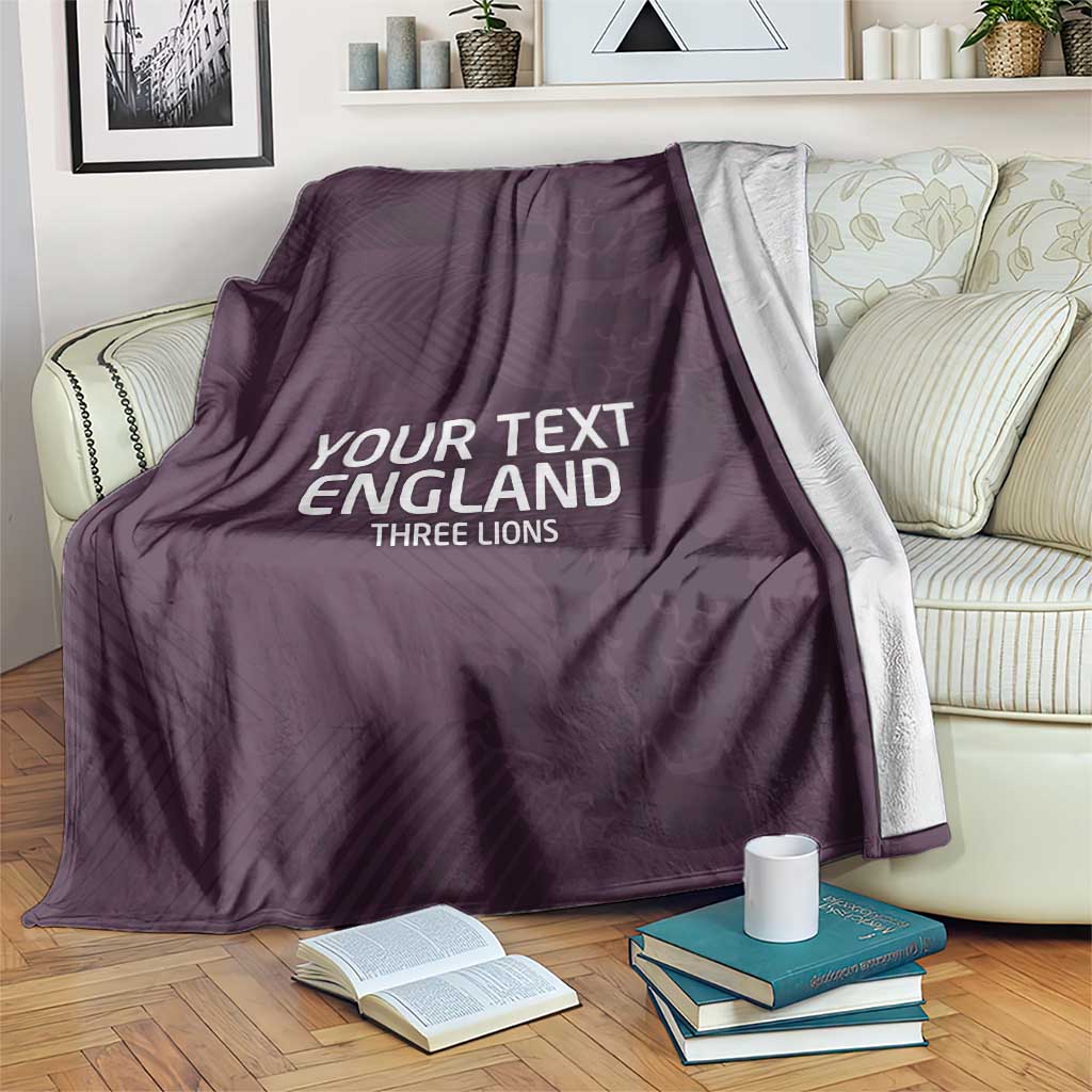 Custom England Football Blanket Come On Champions