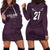 Custom England Football Hoodie Dress Come On Champions - Wonder Print Shop