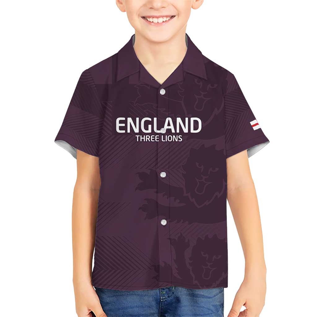 Custom England Football Kid Hawaiian Shirt Come On Champions - Wonder Print Shop