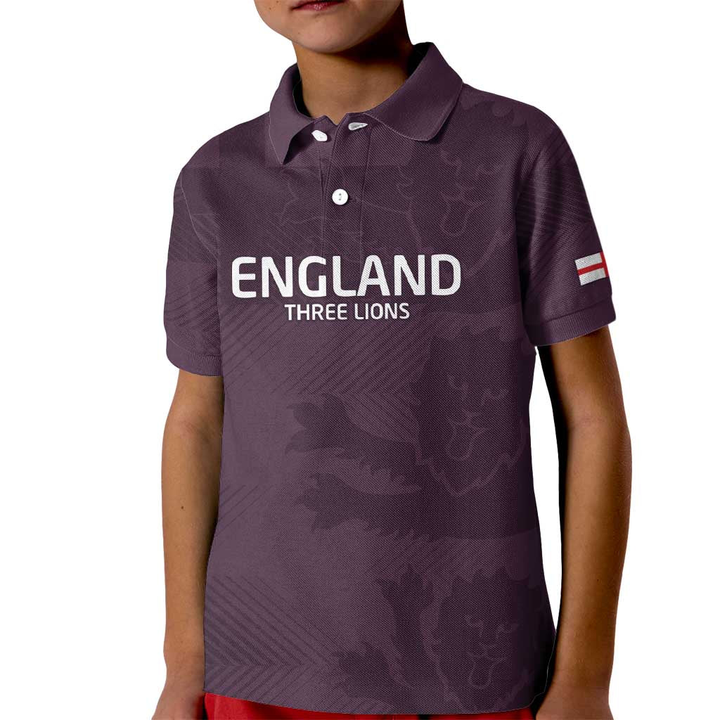 Custom England Football Kid Polo Shirt Come On Champions - Wonder Print Shop