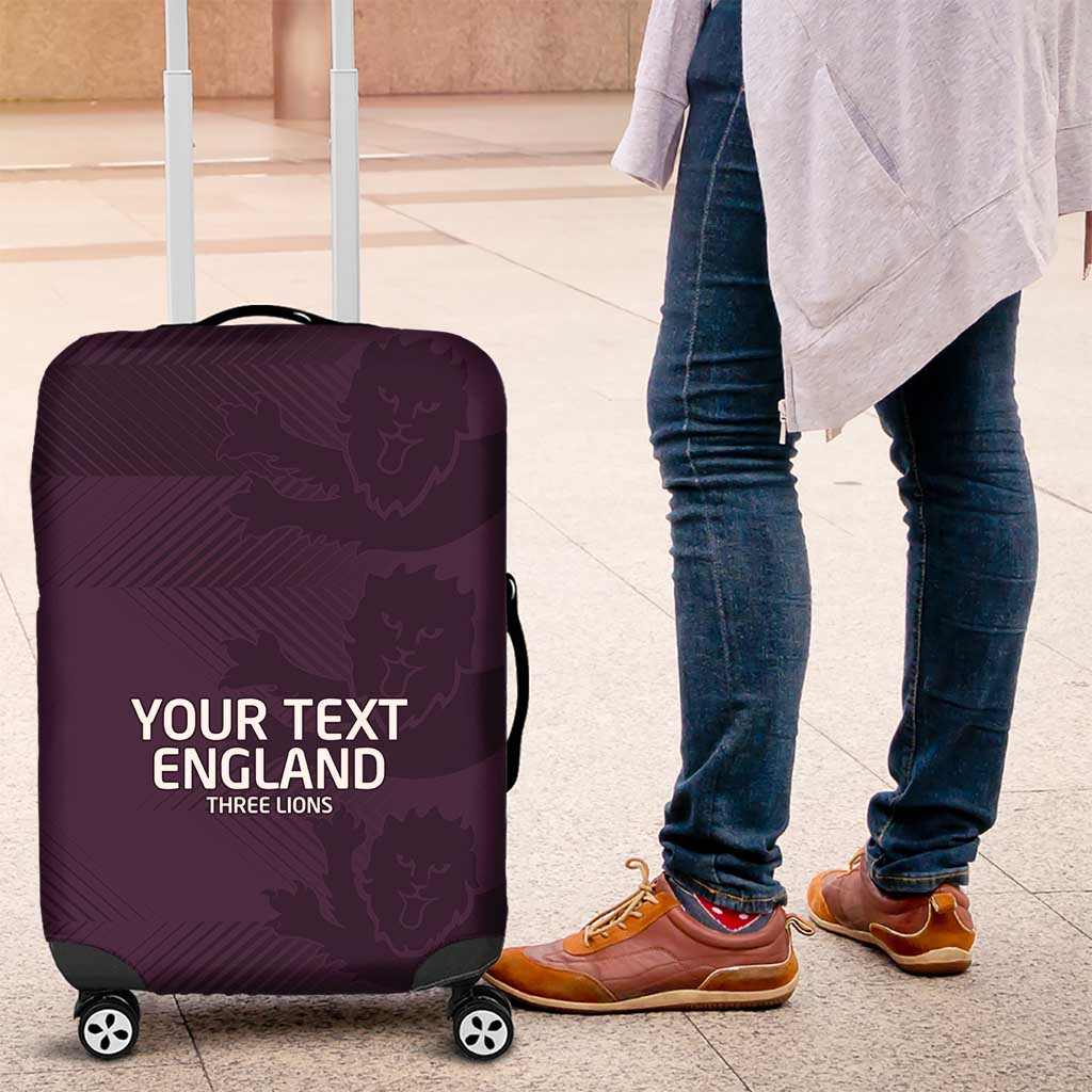 Custom England Football Luggage Cover Come On Champions - Wonder Print Shop