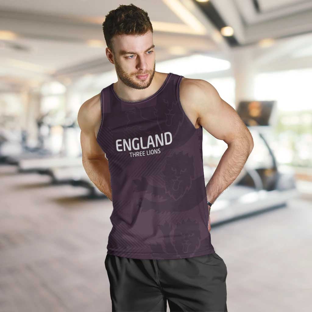 Custom England Football Men Tank Top Come On Champions - Wonder Print Shop