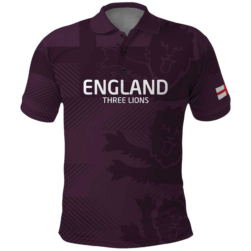 Custom England Football Polo Shirt Come On Champions - Wonder Print Shop