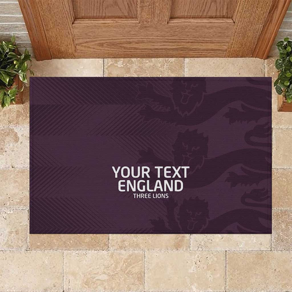 Custom England Football Rubber Doormat Come On Champions