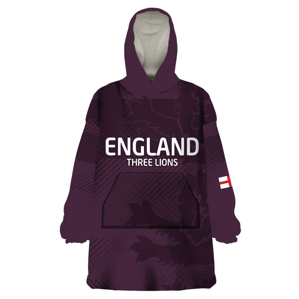 Custom England Football Wearable Blanket Hoodie Come On Champions