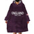 Custom England Football Wearable Blanket Hoodie Come On Champions