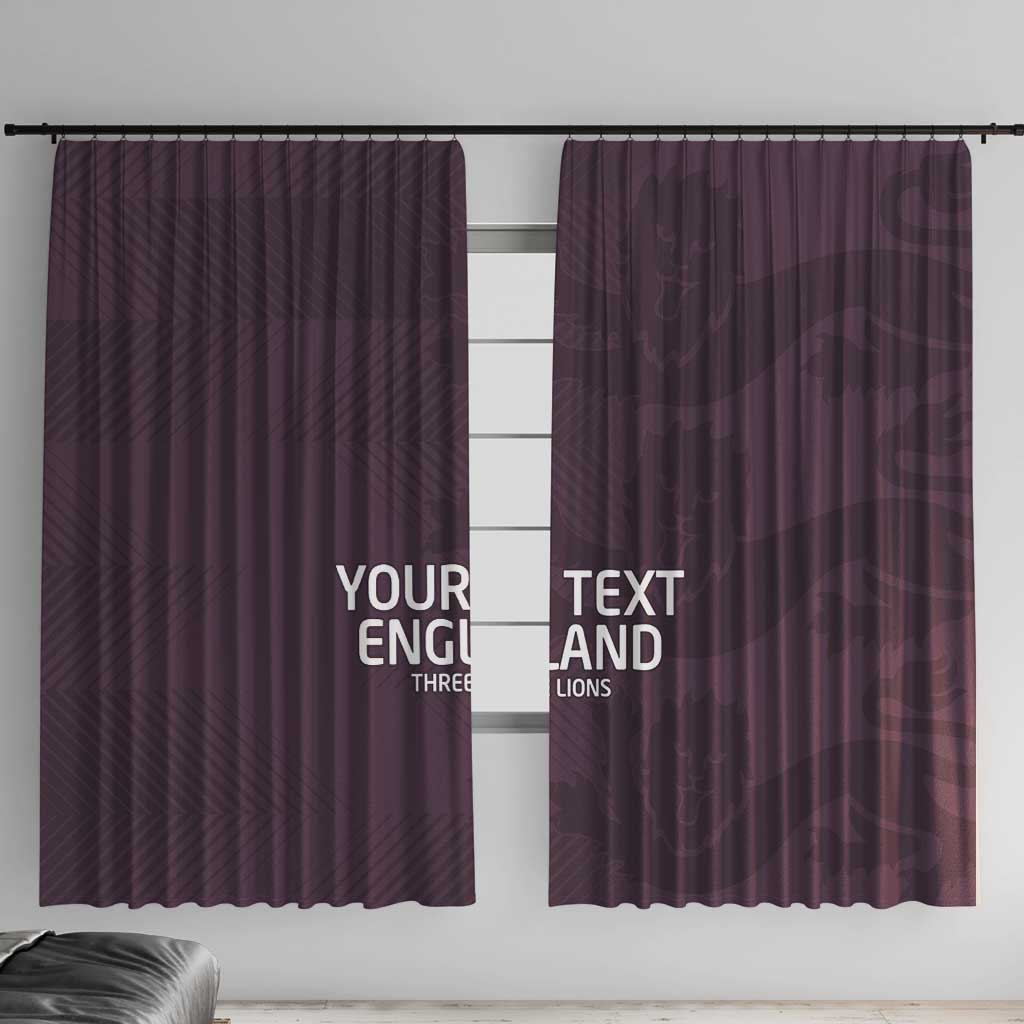 Custom England Football Window Curtain Come On Champions