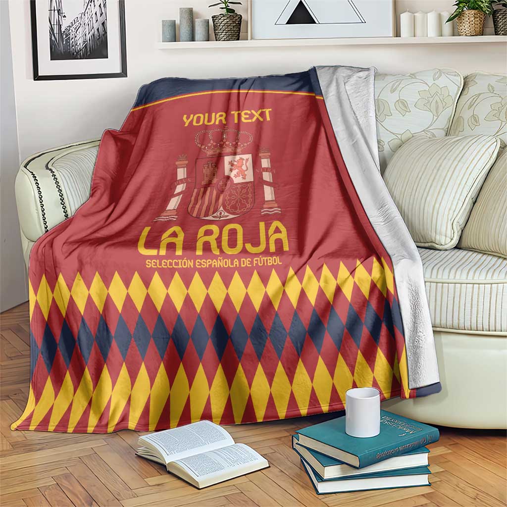 Custom Spain Football Blanket Come on La Roja