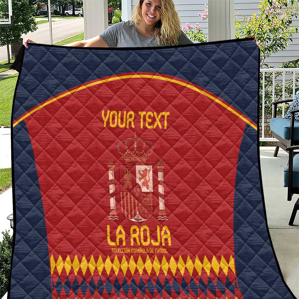 Custom Spain Football Quilt Come on La Roja