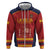 Custom Spain Football Zip Hoodie Come on La Roja - Wonder Print Shop