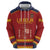 Custom Spain Football Zip Hoodie Come on La Roja - Wonder Print Shop