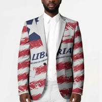 Personalized Liberia Lone Star Flag Blazer