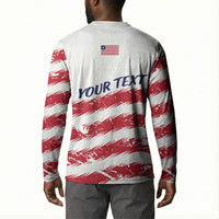 Personalized Liberia Lone Star Flag Button Sweatshirt