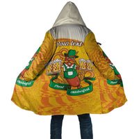 Oktoberfest Bratwurst Hotdog Personalized Cloak Bavarian Pattern Foam Beer Style