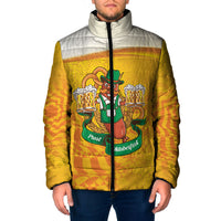 Oktoberfest Bratwurst Hotdog Personalized Padded Jacket Bavarian Pattern Foam Beer Style