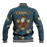 Oktoberfest Eagle Beer Prost Baseball Jacket Bavarian Polygon Pattern