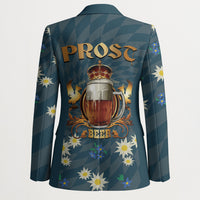 Oktoberfest Eagle Beer Prost Blazer Bavarian Polygon Pattern