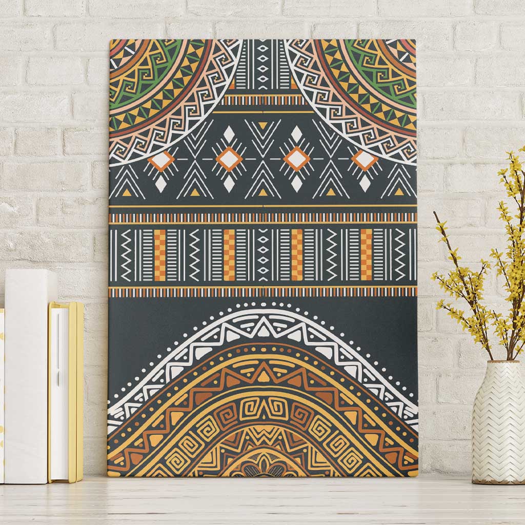 Africa Ethnic Native Pattern Canvas Wall Art LT9 - Wonder Print Shop