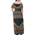 Africa Ethnic Native Pattern Family Matching Off Shoulder Maxi Dress and Hawaiian Shirt LT9 - Wonder Print Shop