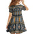 Africa Ethnic Native Pattern Kid Short Sleeve Dress - Wonder Print Shop