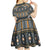 Africa Ethnic Native Pattern Kid Short Sleeve Dress - Wonder Print Shop