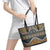 Africa Ethnic Native Pattern Leather Tote Bag